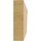 Ekena Millwork 2in. W x 8in. H x 20in. L Burlington Woodgrain TimberThane Rafter Tail, Primed Tan RFTUR02X08X20BURRCPR - alternate 4